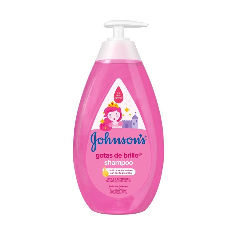 SHAMPOO PARA NIÑOS JOHNSON'S GOTAS DE BRILLO X 750 ML. - 4