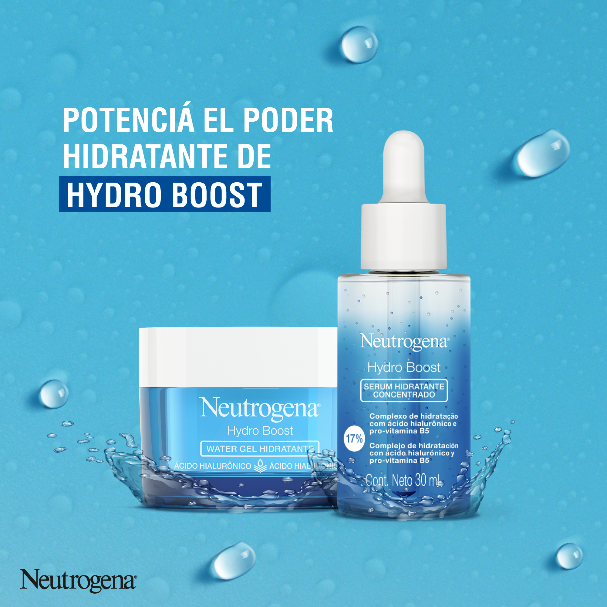 SERUM ROSTRO Y CUELLO NEUTROGENA® HYDRO BOOST 30 ML - 3