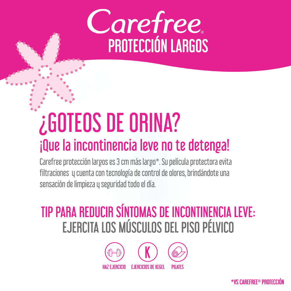 PROTECTORES CAREFREE® PROTECCIÓN LARGOS X80 UNIDADES - 6