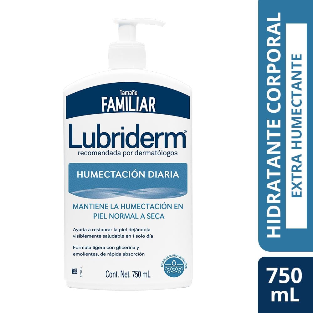 CREMA CORPORAL LUBRIDERM HUMECTACIÓN DIARIA 750ML - 1