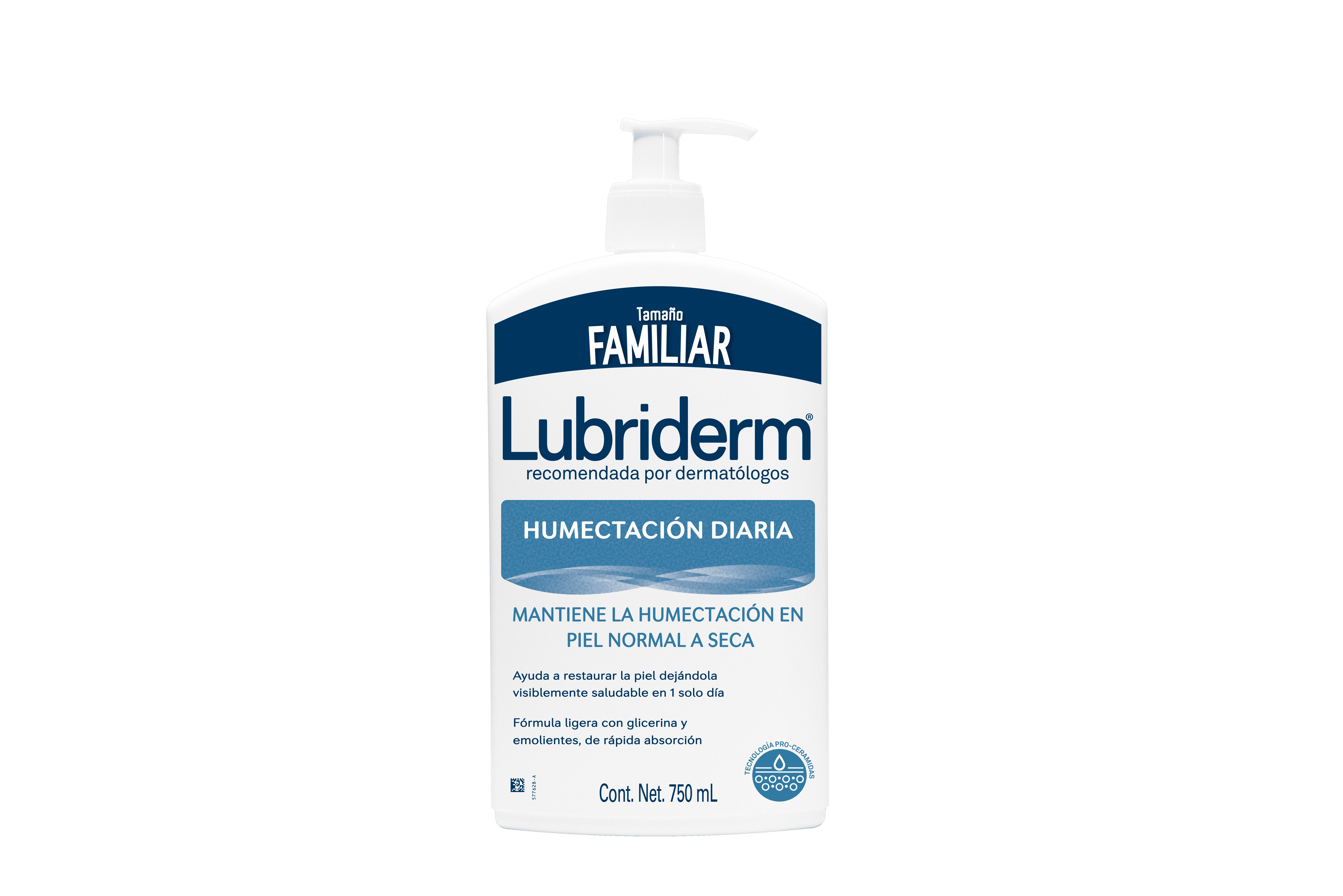 CREMA CORPORAL LUBRIDERM HUMECTACIÓN DIARIA 750ML - 2
