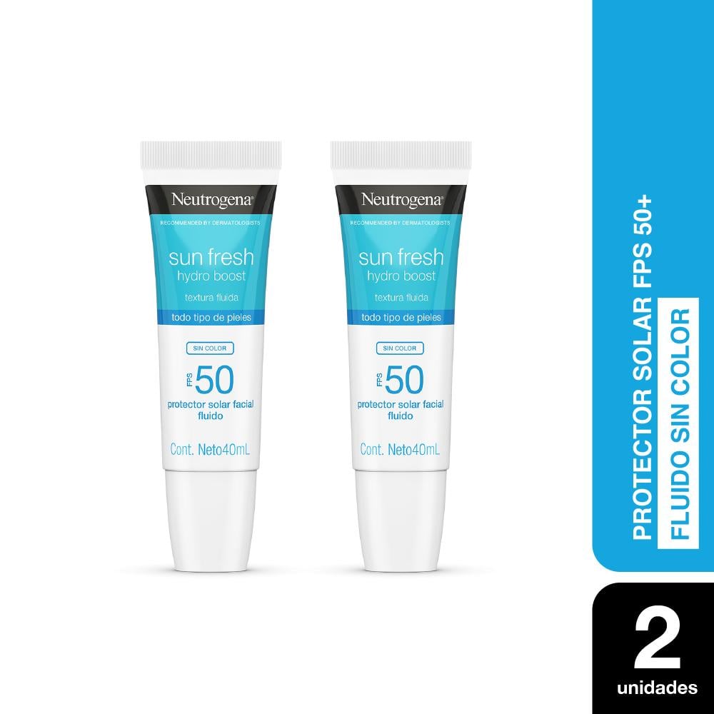 PACK NEUTROGENA SUN FRESH HYDRO BOOST SIN COLOR FPS 50 40ML - 1