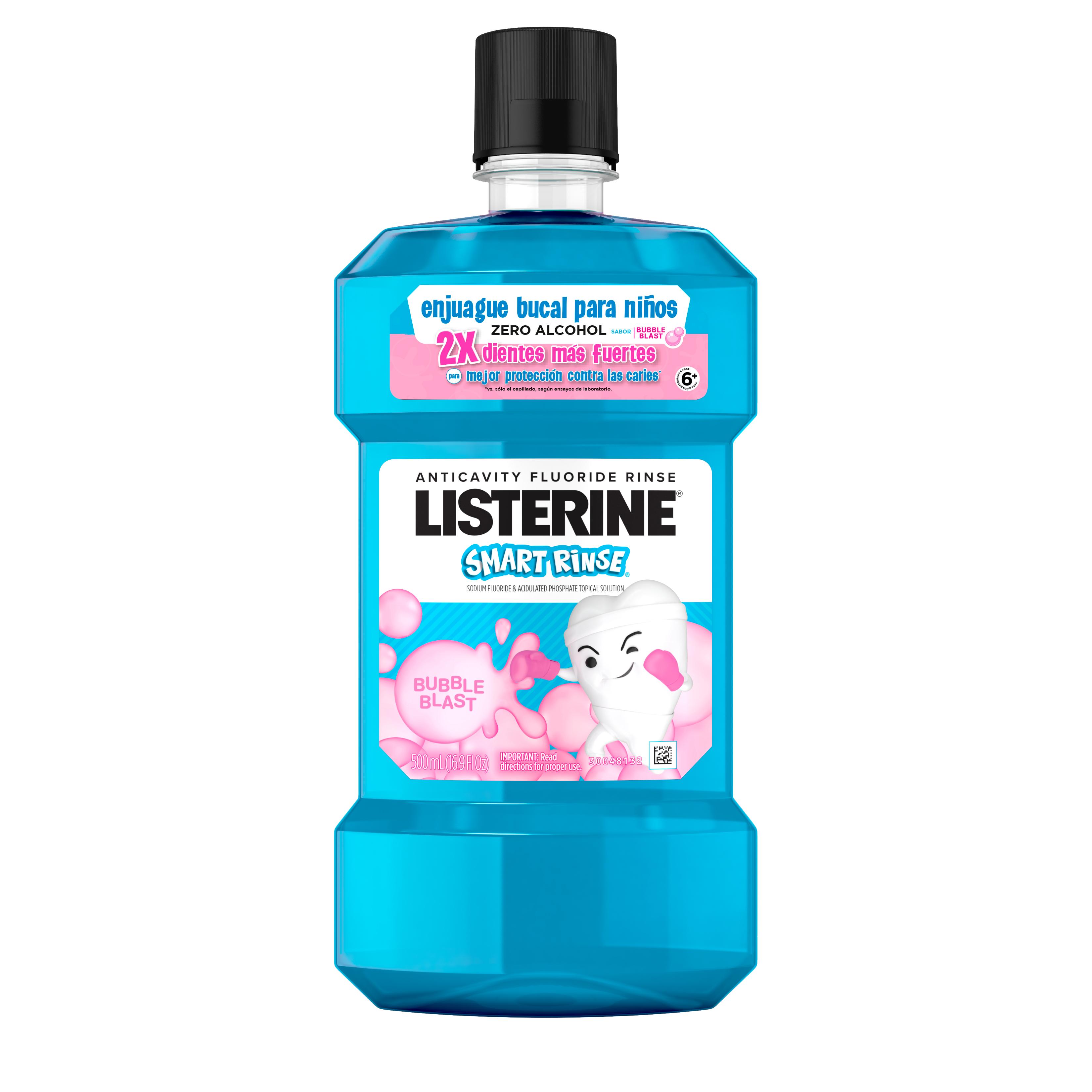 ENJUAGUE BUCAL PARA NIÑOS LISTERINE® SMART RINSE® 500ML - 2