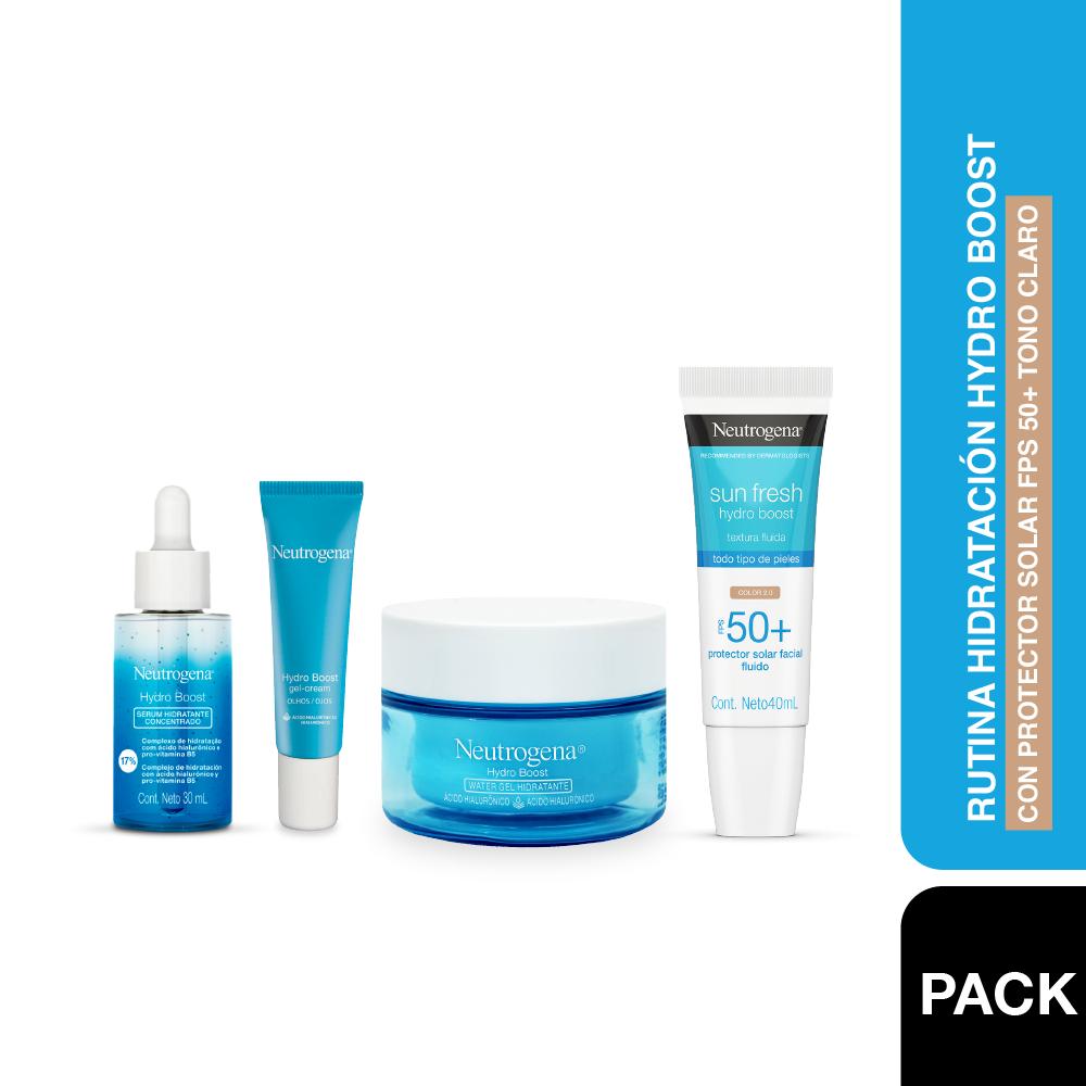 RUTINA HIDRATACIÓN HYDRO BOOST + PROTECTOR SOLAR TONO CLARO - 1