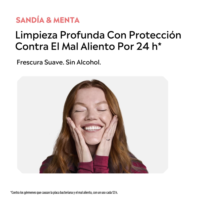 ENJUAGUE BUCAL LISTERINE SANDIA & MENTA FRESCURA SUAVE 500ML - 5