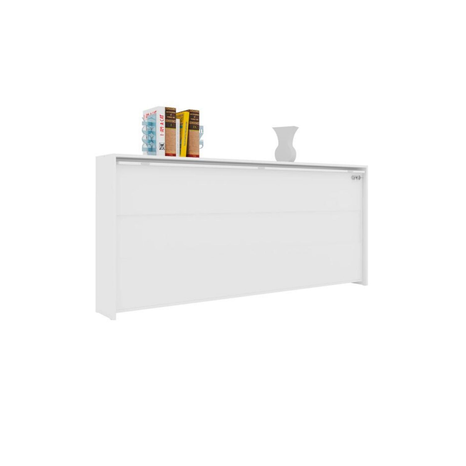 CAMA PLEGABLE HORIZONTAL 1 PLAZA AMÉRICA BLANCO - 4