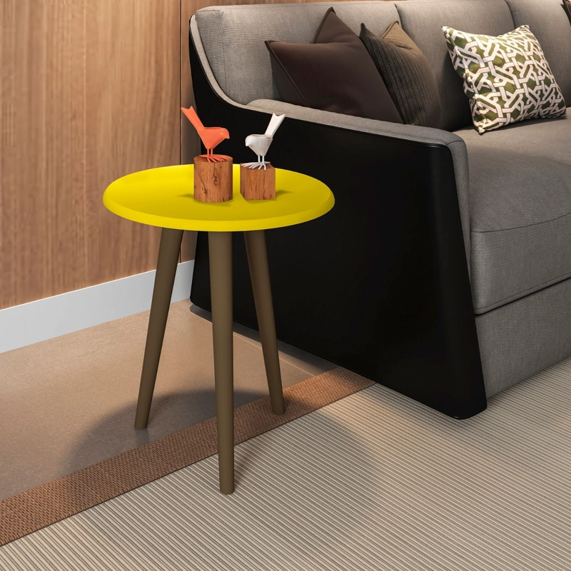 MESA LATERAL HOGA BRILHA AMARILLO - 2