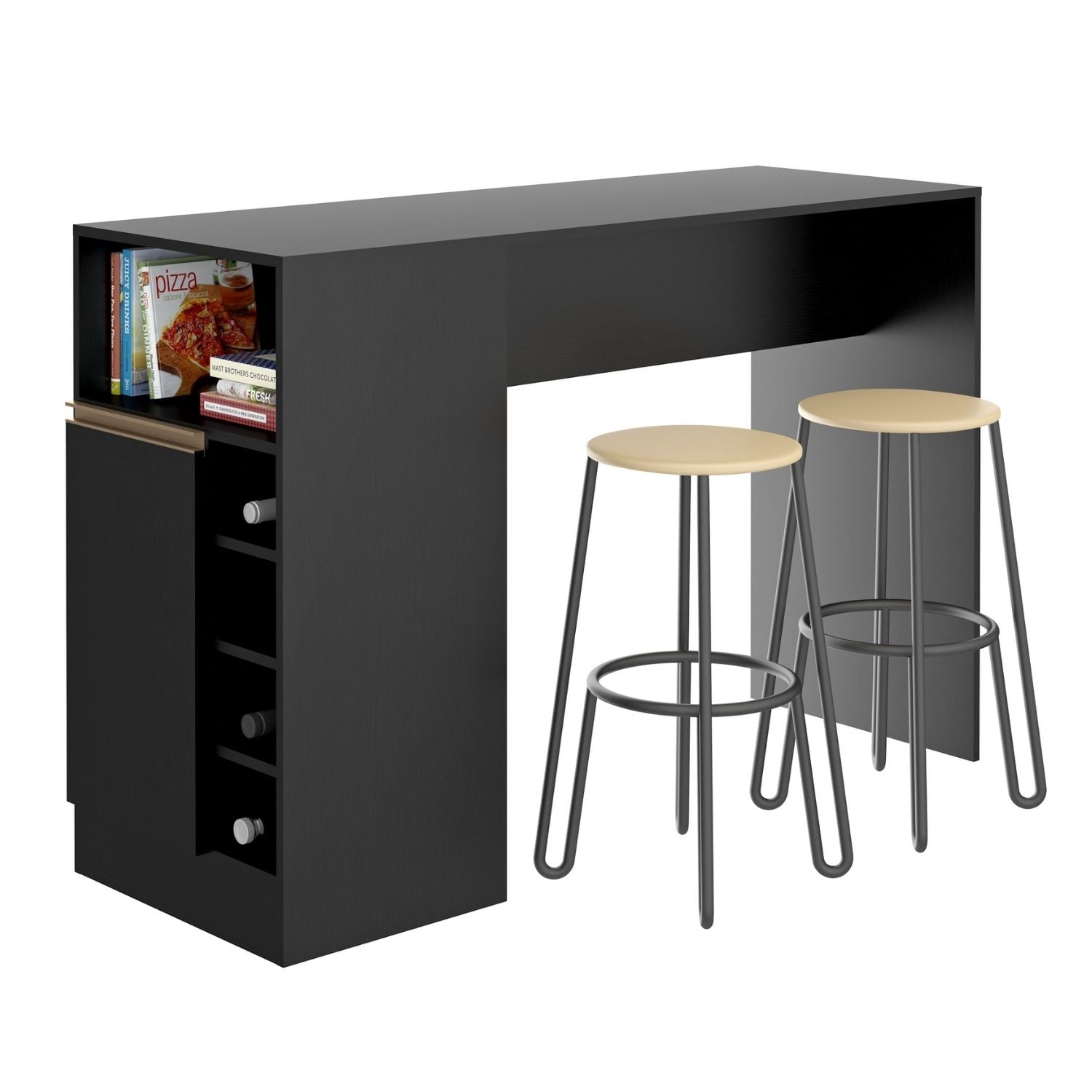 MESA COMEDOR HOGA PAULINA DIARIO NEGRO - 1