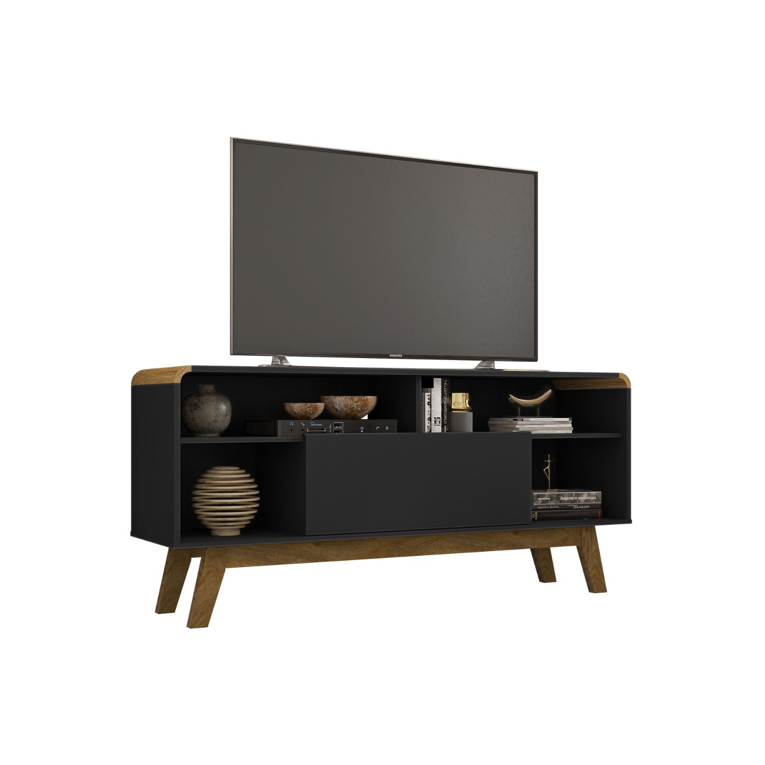 RACK TV 55' LAZULI NEGRO - 1