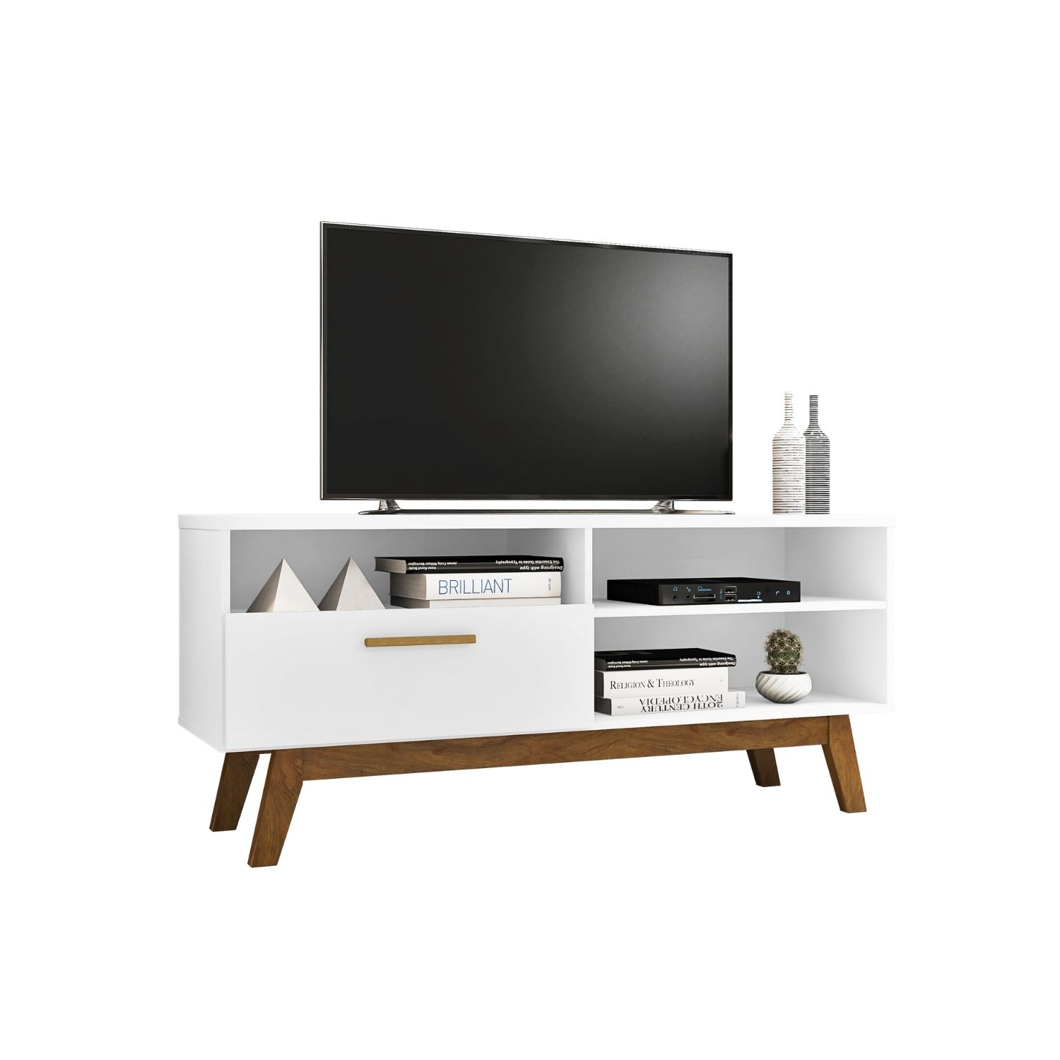 RACK TV HOGA PALADIO MDP BLANCO 55' - 1
