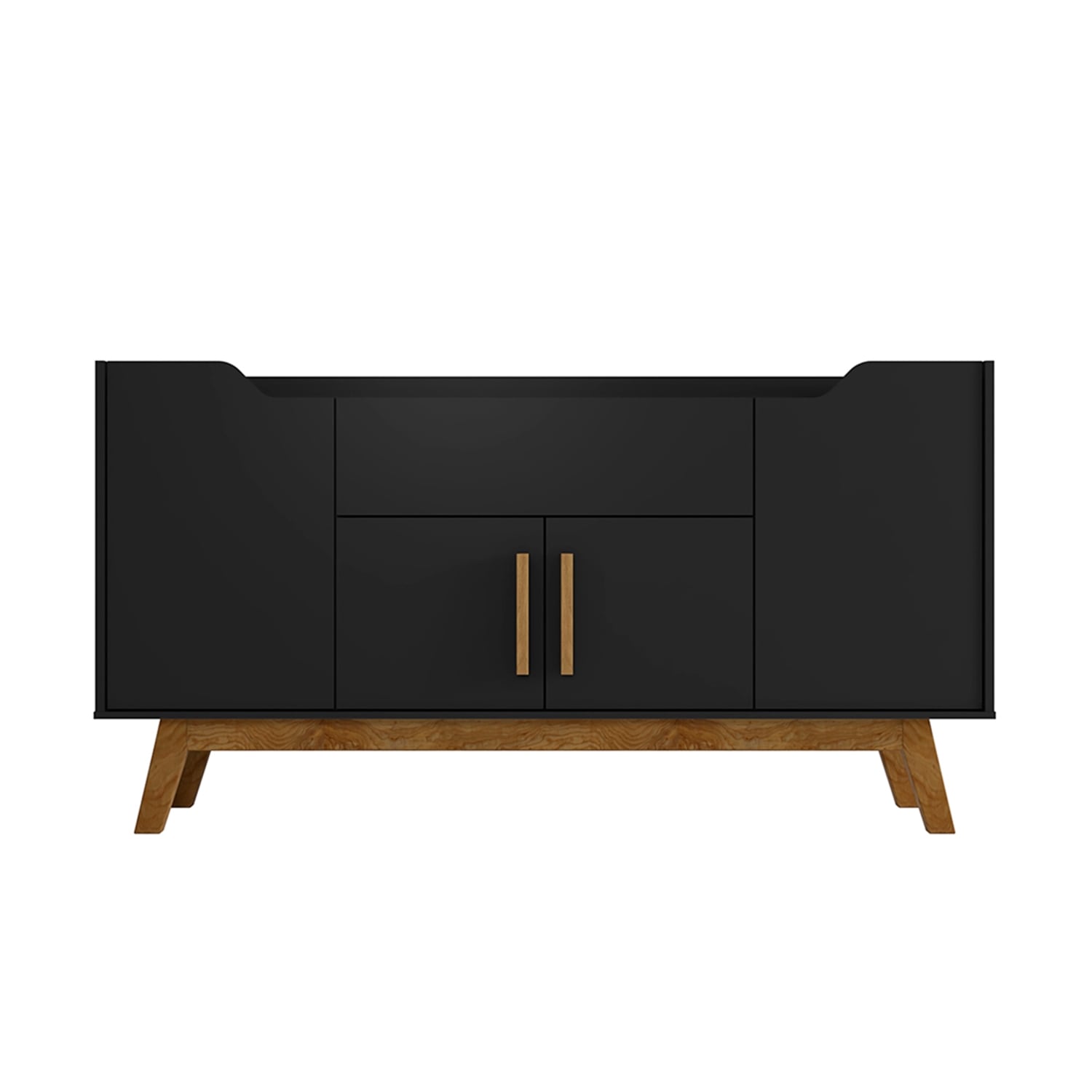 APARADOR HOGA FUTURE BUFFET CANELA NEGRO - 1