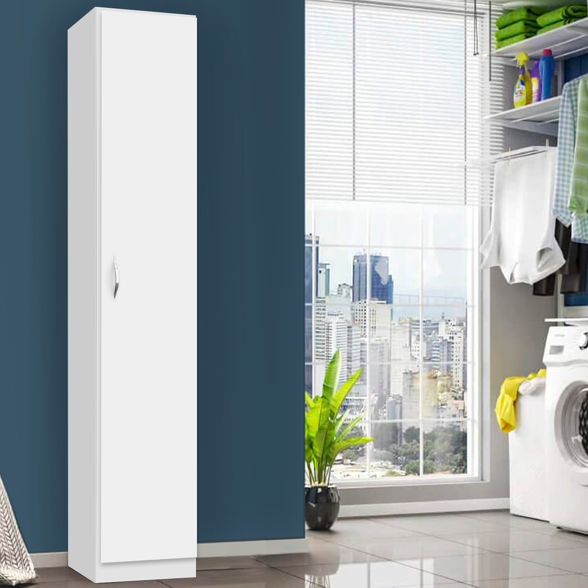 ESTANTE ORGANIZADOR CON PUERTA MIA BLANCO - 3