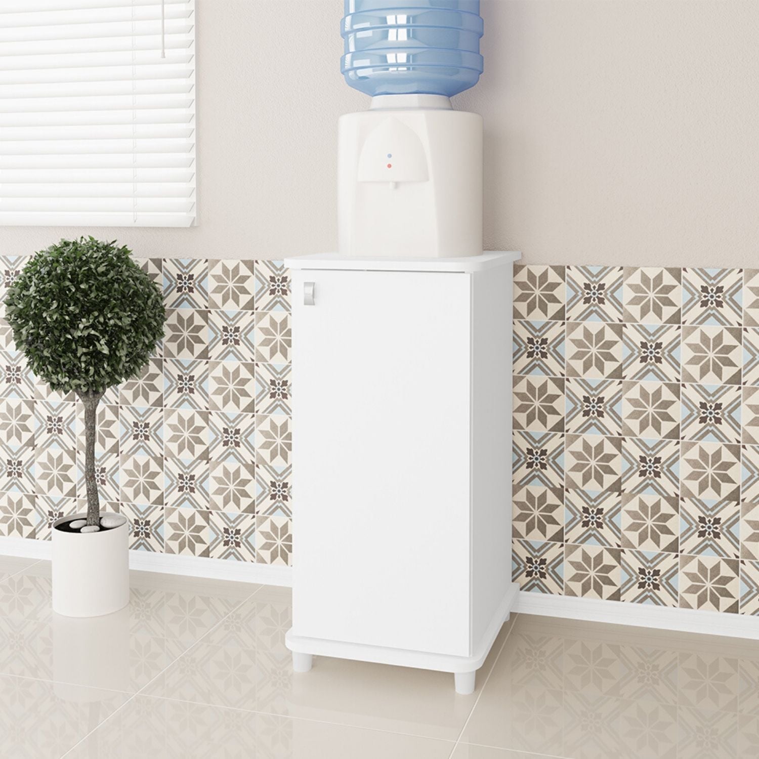MUEBLE HOGA MDP BLANCO BIDÓN CAMILA - 2