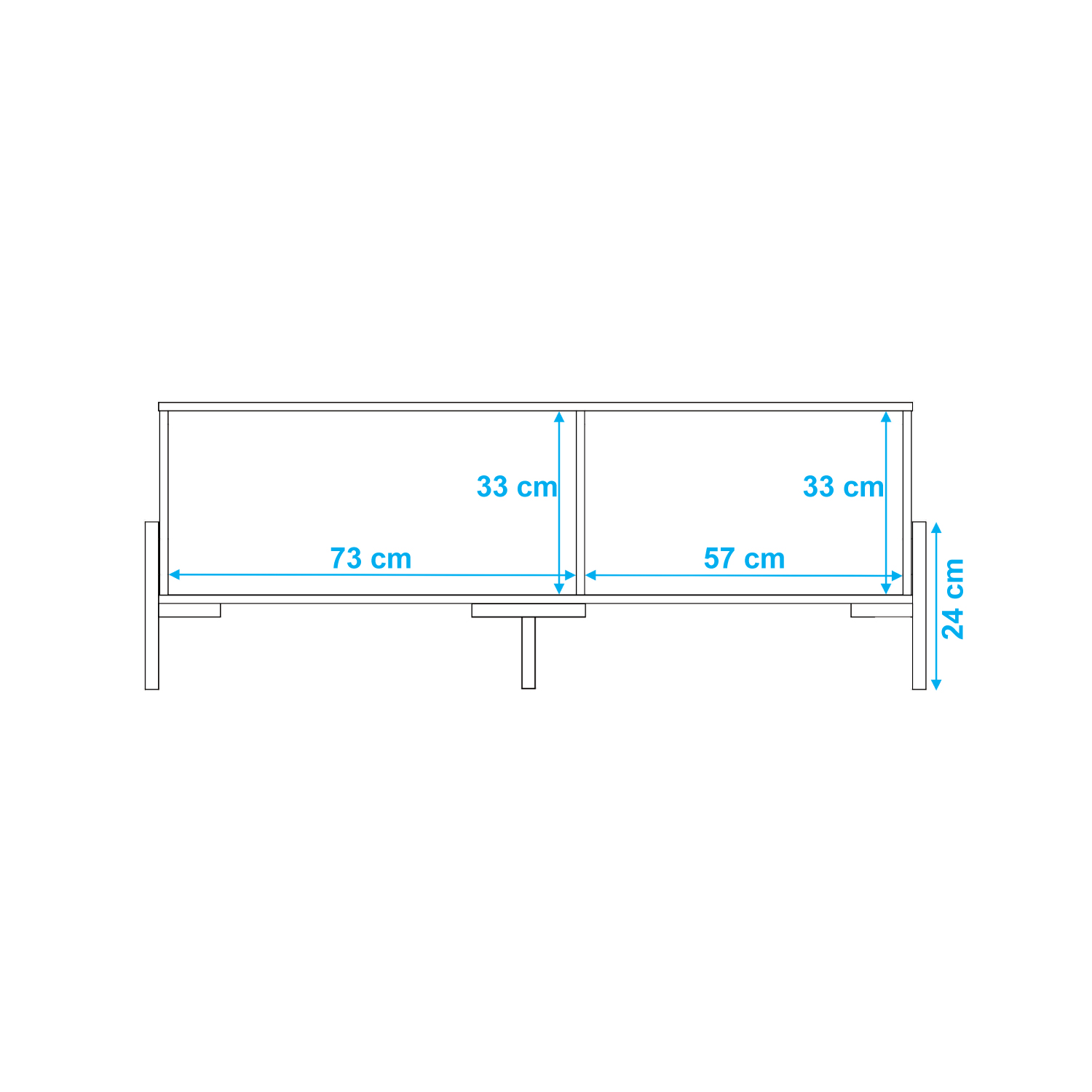 RACK TV HOGA CORNER MDP BLANCO 50' - 5
