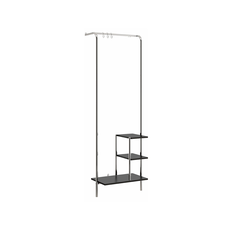 MUEBLE MULTIUSO CONNECT NEGRO CROMADO - 1
