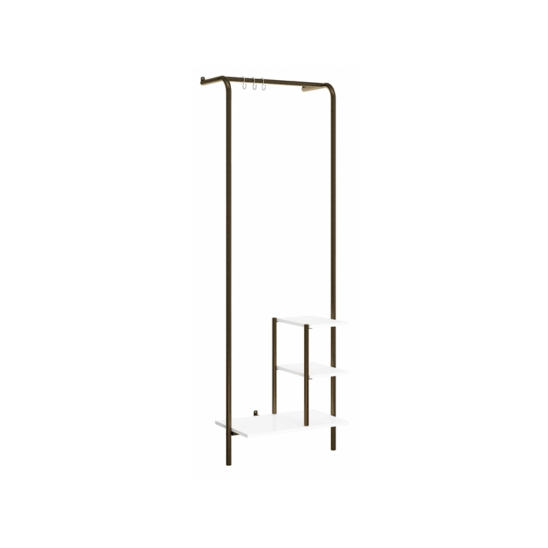 MUEBLE MULTIUSO CONNECT BLANCO ORO ENVEJECIDO - 1