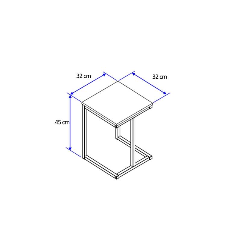 MESA HOGA HOME DESIGN EXTENSIBLE BLANCO CROMADO - 5
