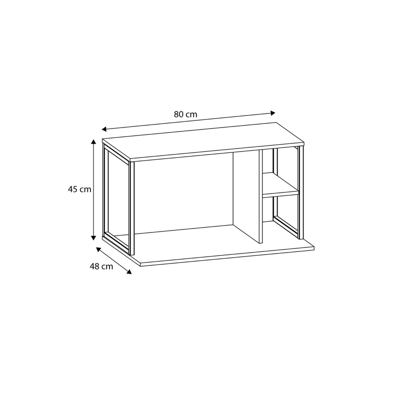 MUEBLE HOGA VERSA MDP ROBLE MICROONDAS - 3