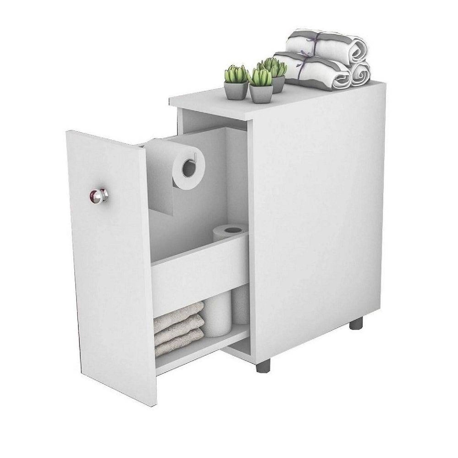MUEBLE ORGANIZADOR DE BAÑO GALES BLANCO - 1