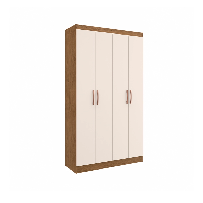 ARMARIO MULTIUSO 4 PUERTAS DUETO CANELA BLANCO INVIERNO - 1
