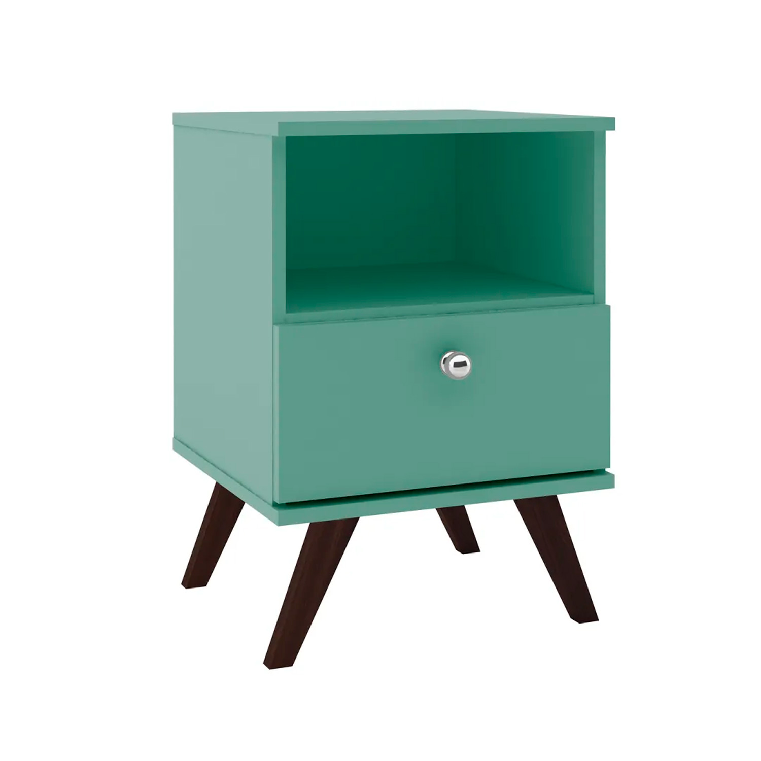 VELADOR HOGA RETRO MDP OLIVA 1 CAJÓN - 1
