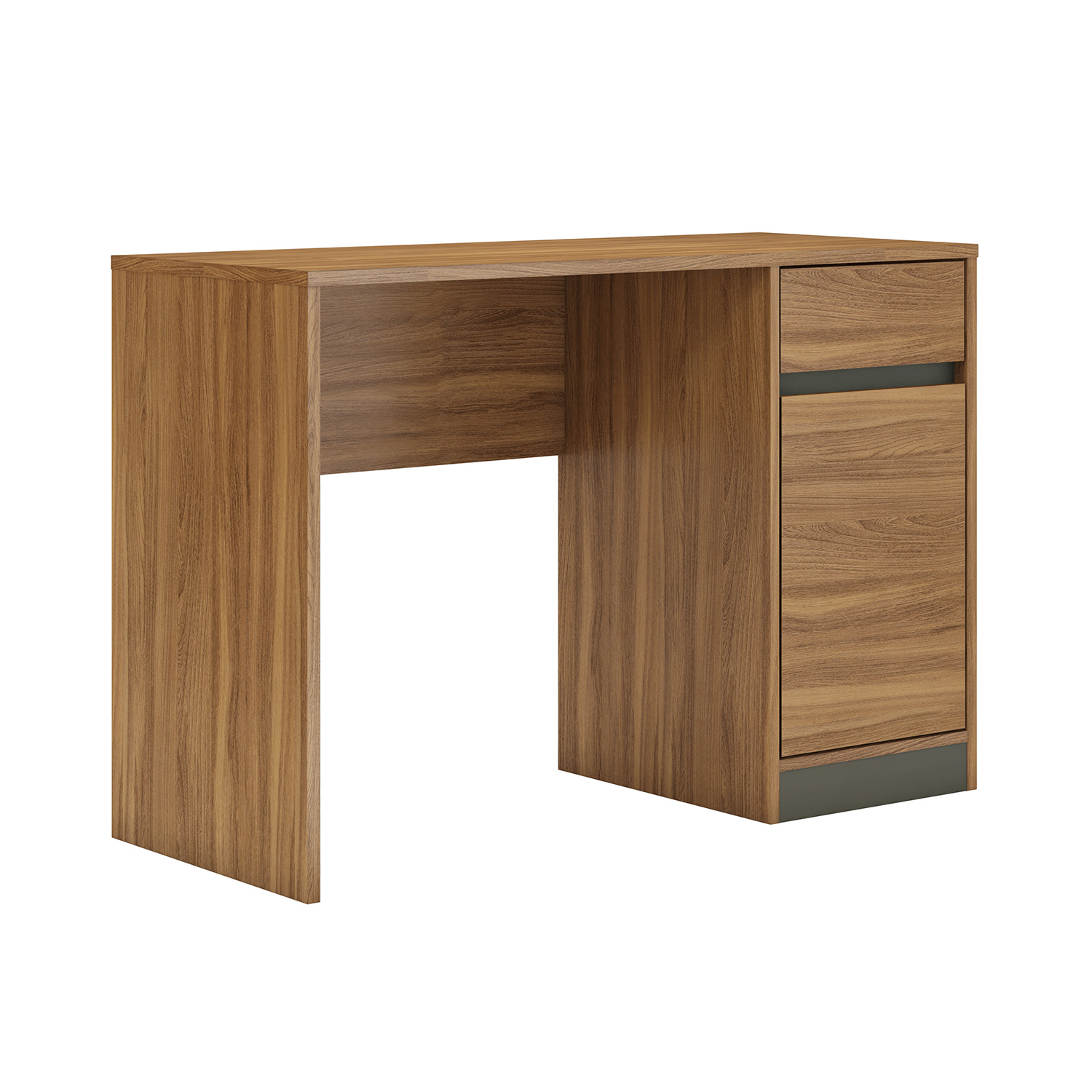 ESCRITORIO HOGA MORADA 1 PUERTA 1 CAJÓN ALMENDRA GRAFITO - 5
