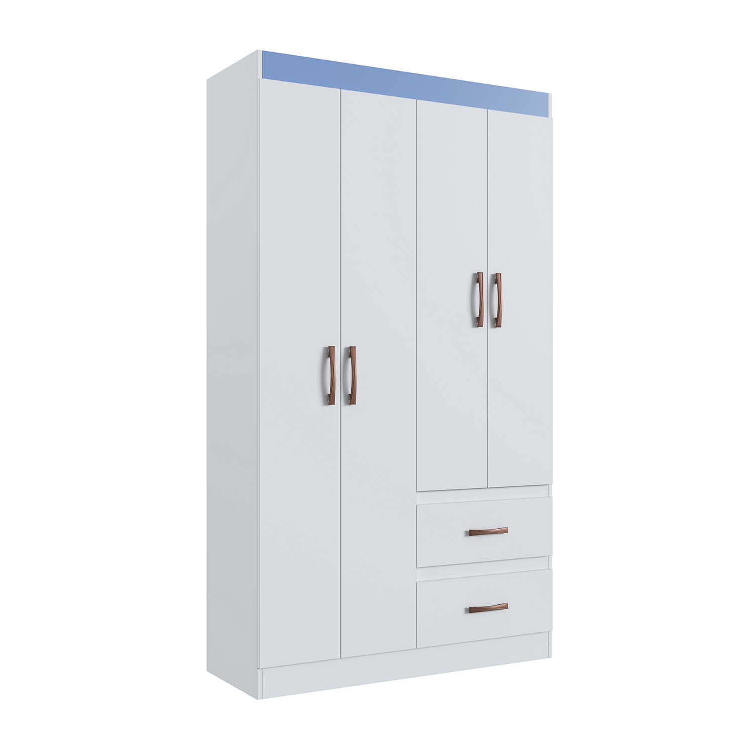 CLÓSET 4 PUERTAS 2 CAJONES DALLAS MULTIFLEX - 5