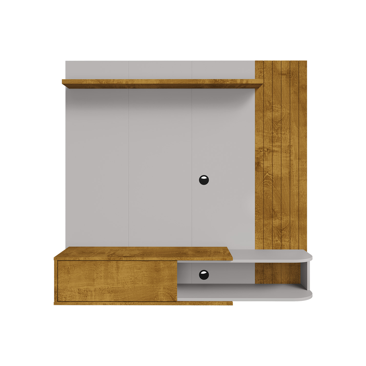 PANEL RACK TV 55' HOGA PARATY NATURAL BLANCO INVIERNO - 4