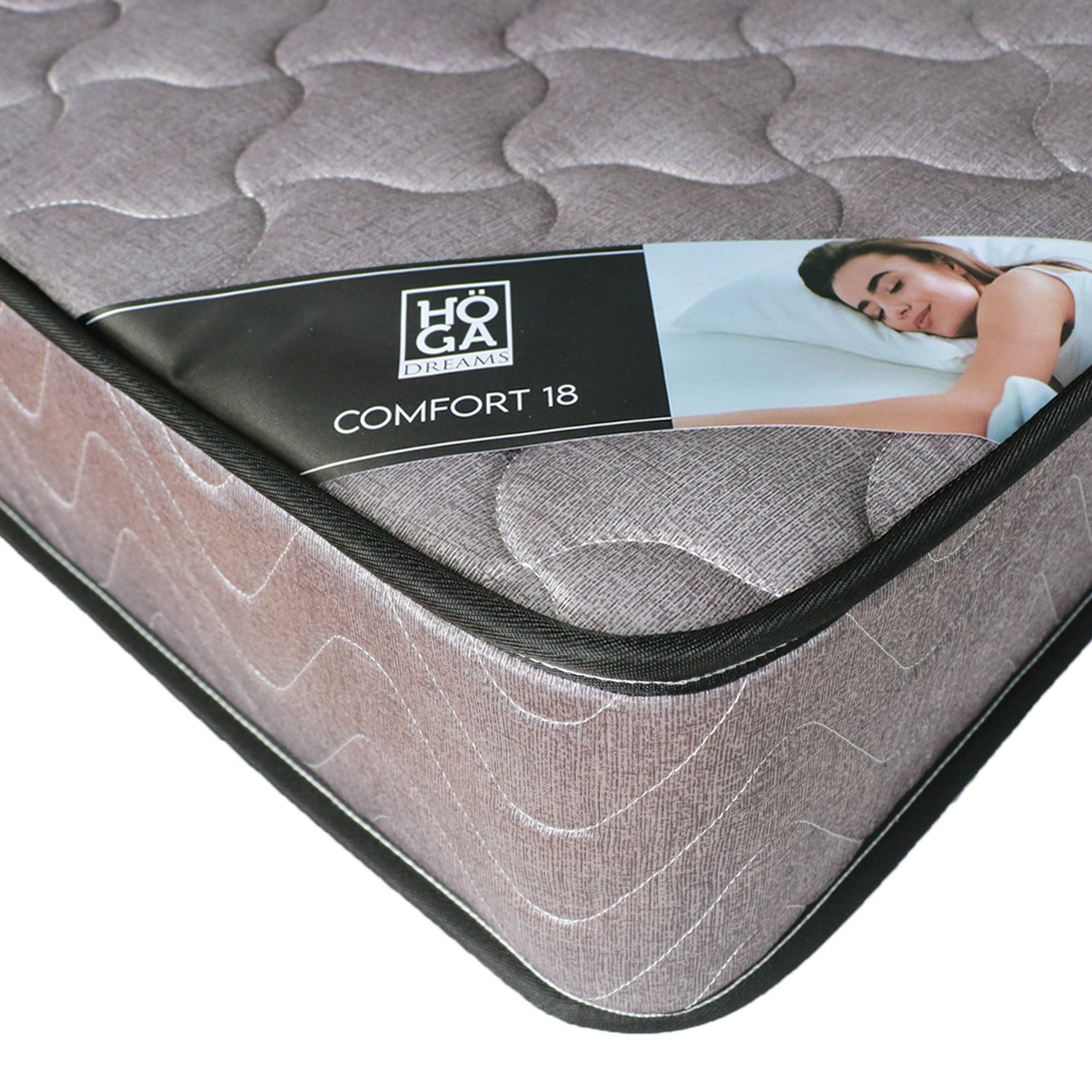 COLCHÓN COMPRIMIDO PLUS BONNELL 2 PLAZAS 150X190X18 CM - 6