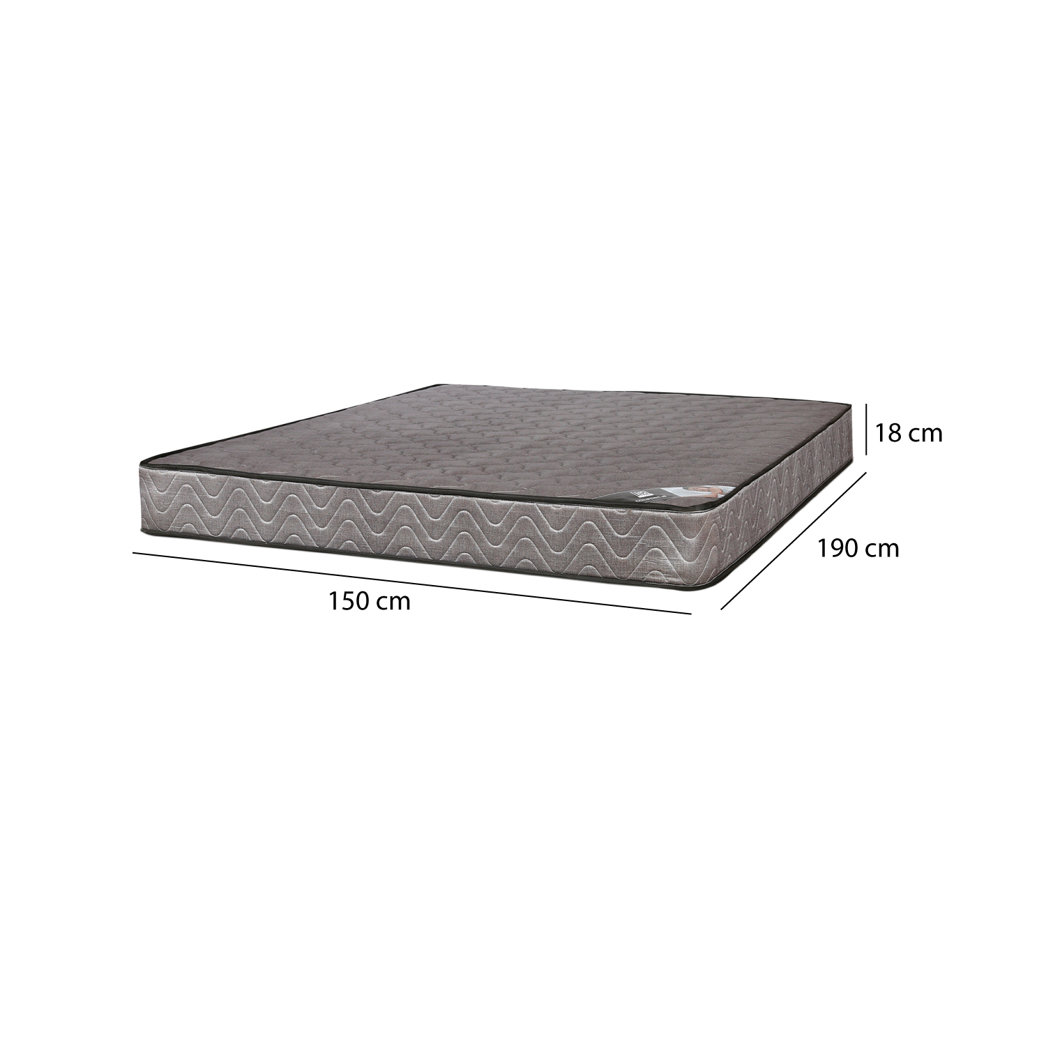 COLCHÓN COMPRIMIDO PLUS BONNELL 2 PLAZAS 150X190X18 CM - 7