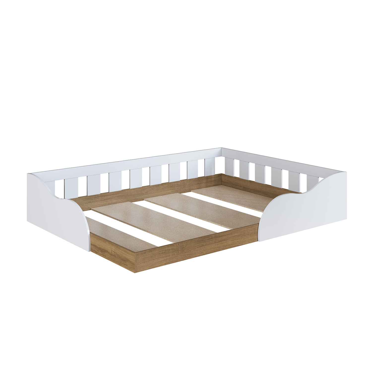 CAMA MONTESSORI 2 PZA HOGA MEMPHIS EN COLOR BLANCO - 4
