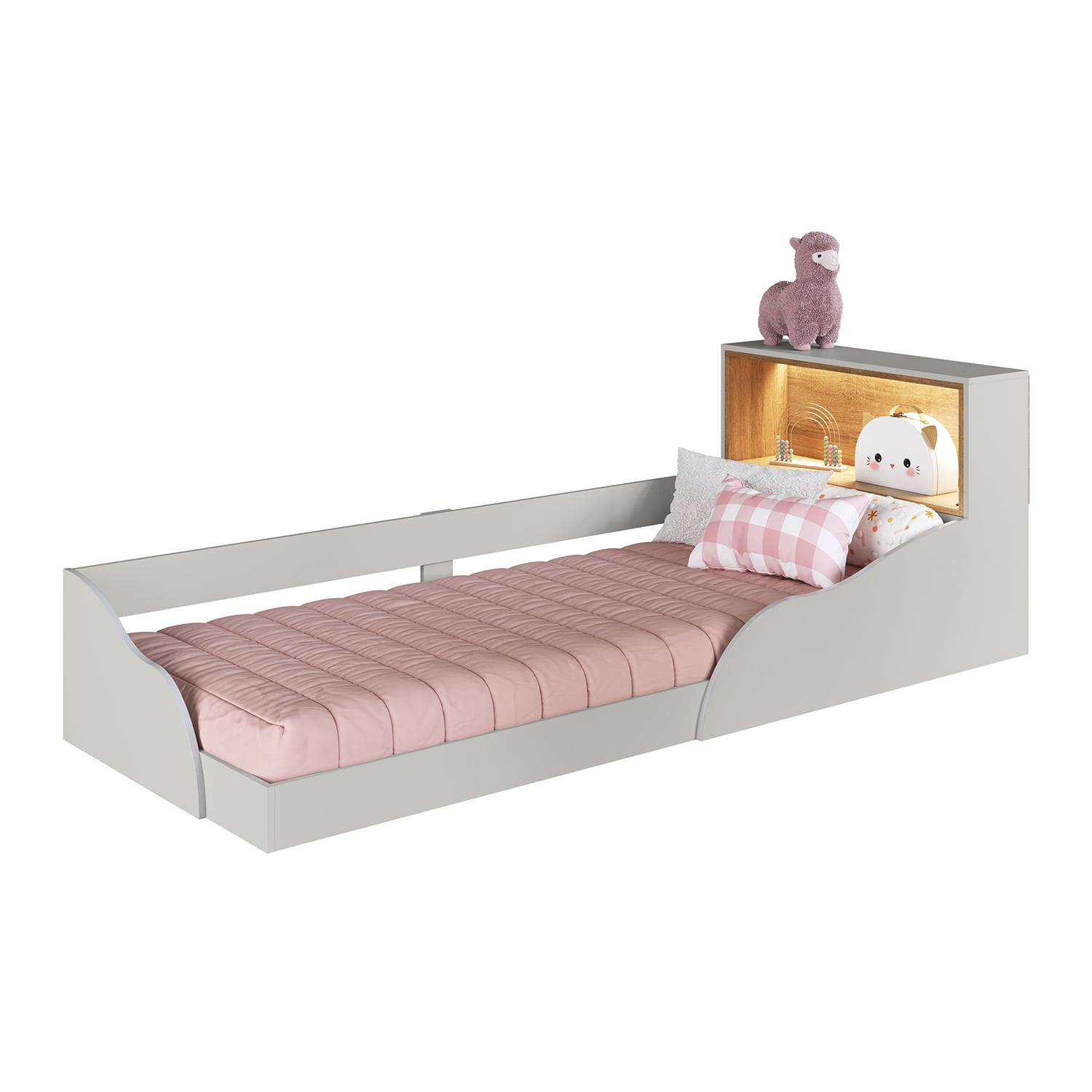 CAMA MONTESSORI CON LUZ LED 1 PZA HOGA LILLE ARENA - 1