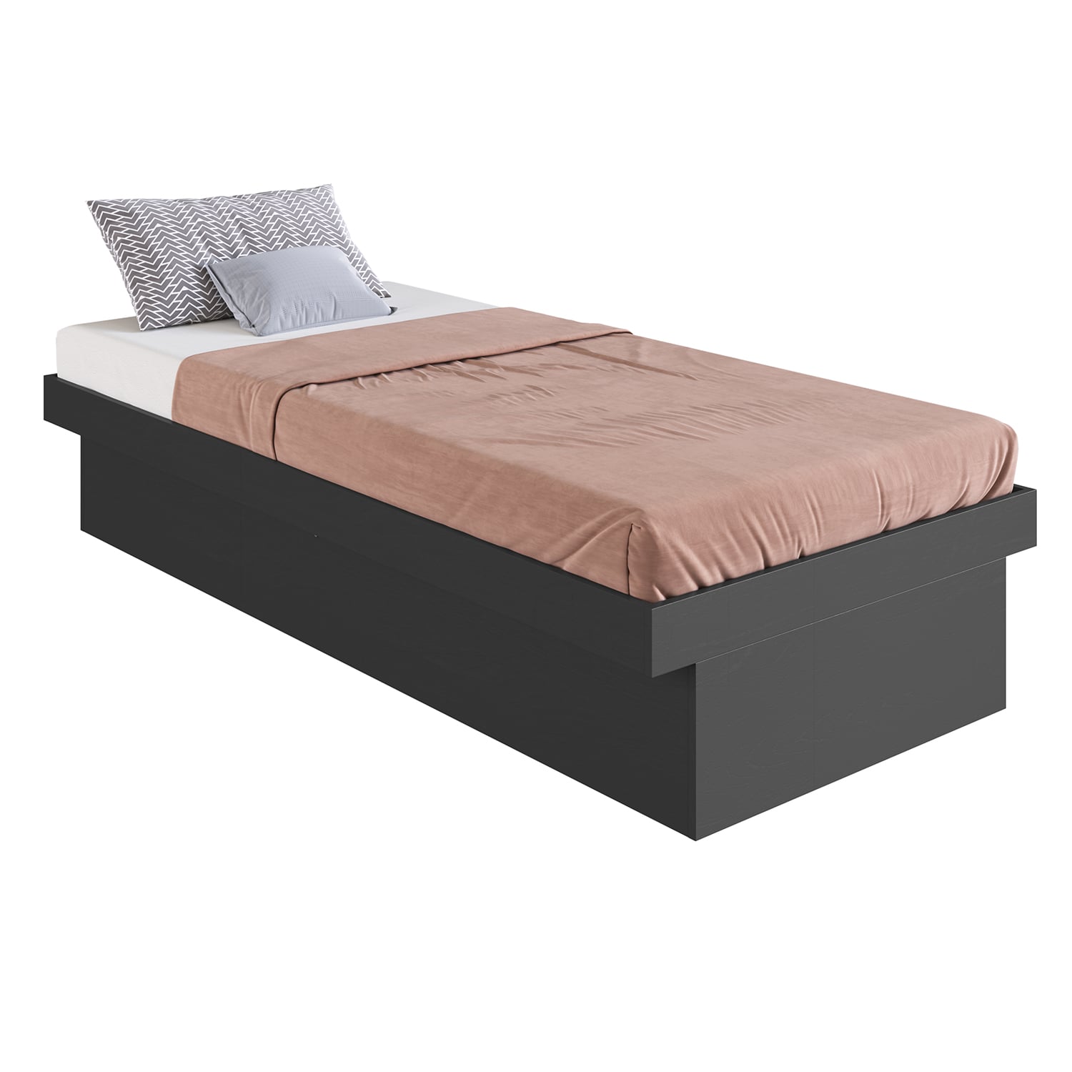 CAMA BOXET 1 PZA HOGA BOGOTÁ GRIS - 1