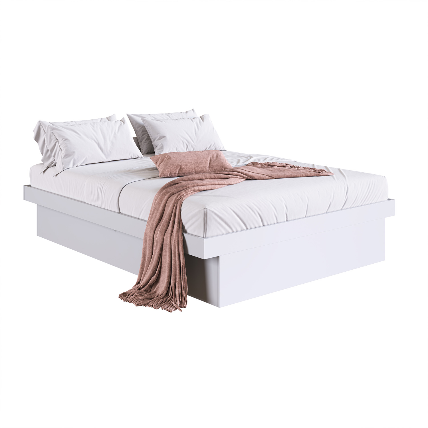CAMA BOXET 2 PZA HOGA BOGOTÁ EN COLOR BLANCO - 1