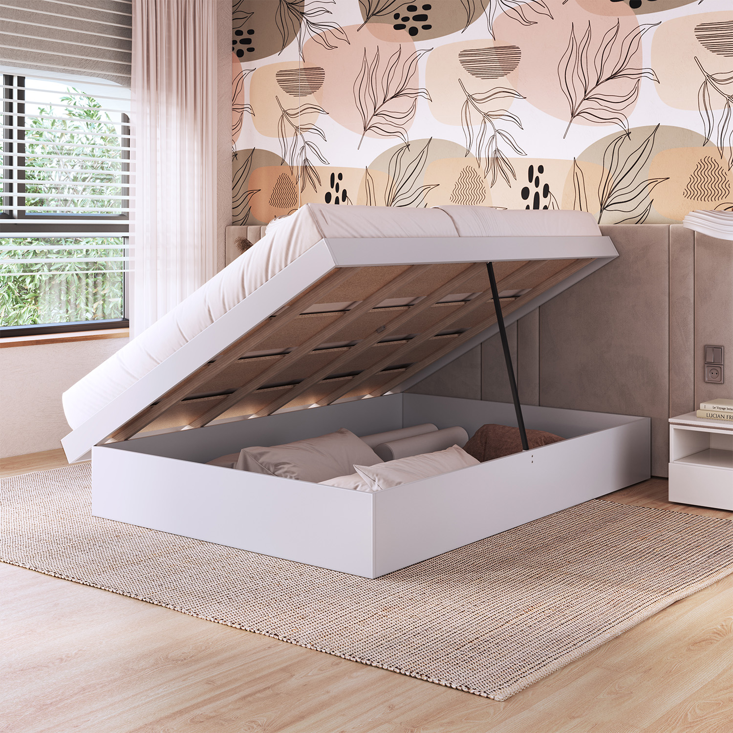 CAMA BOXET 2 PZA HOGA BOGOTÁ EN COLOR BLANCO - 4
