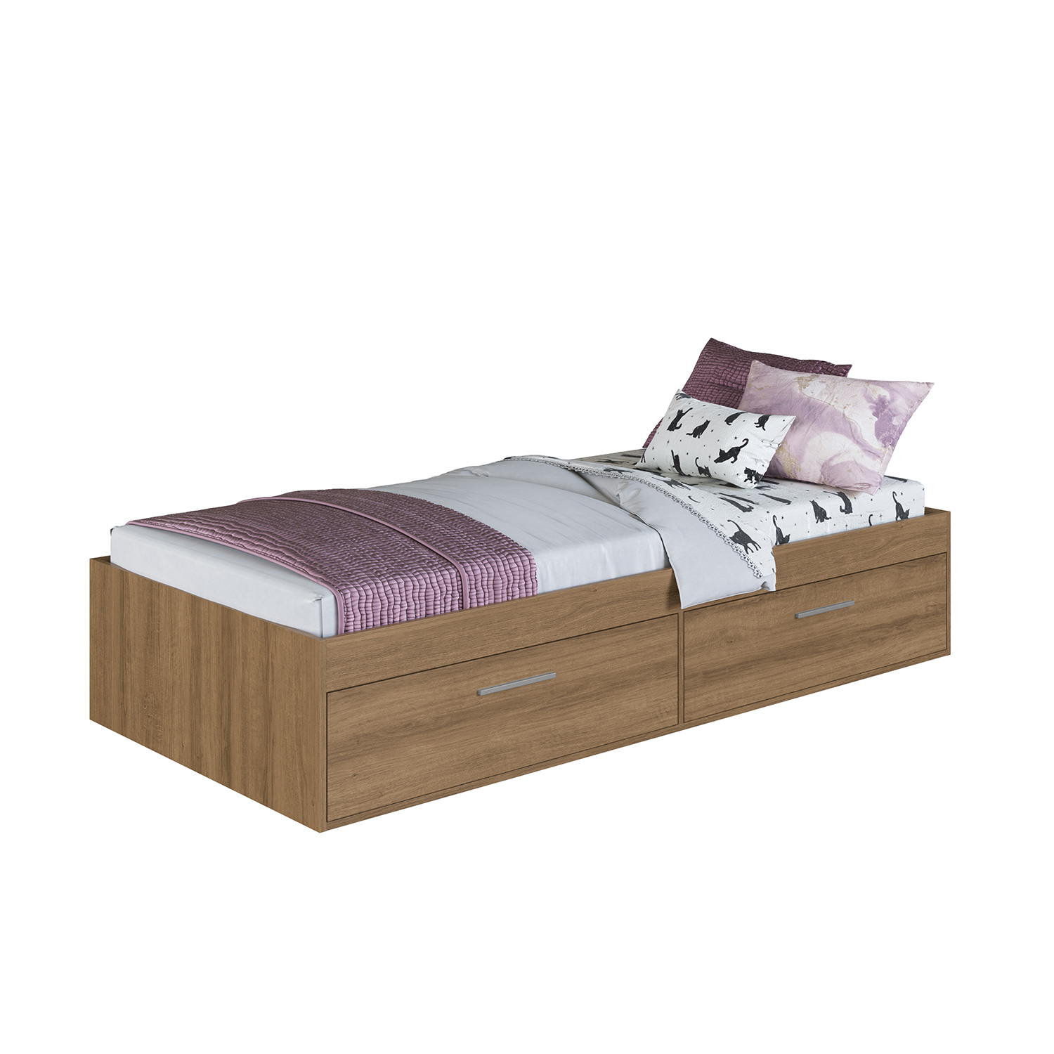 CAMA BOXET CON 2 PUERTAS 1,5 PZAS HOGA TOKIO MIEL - 2