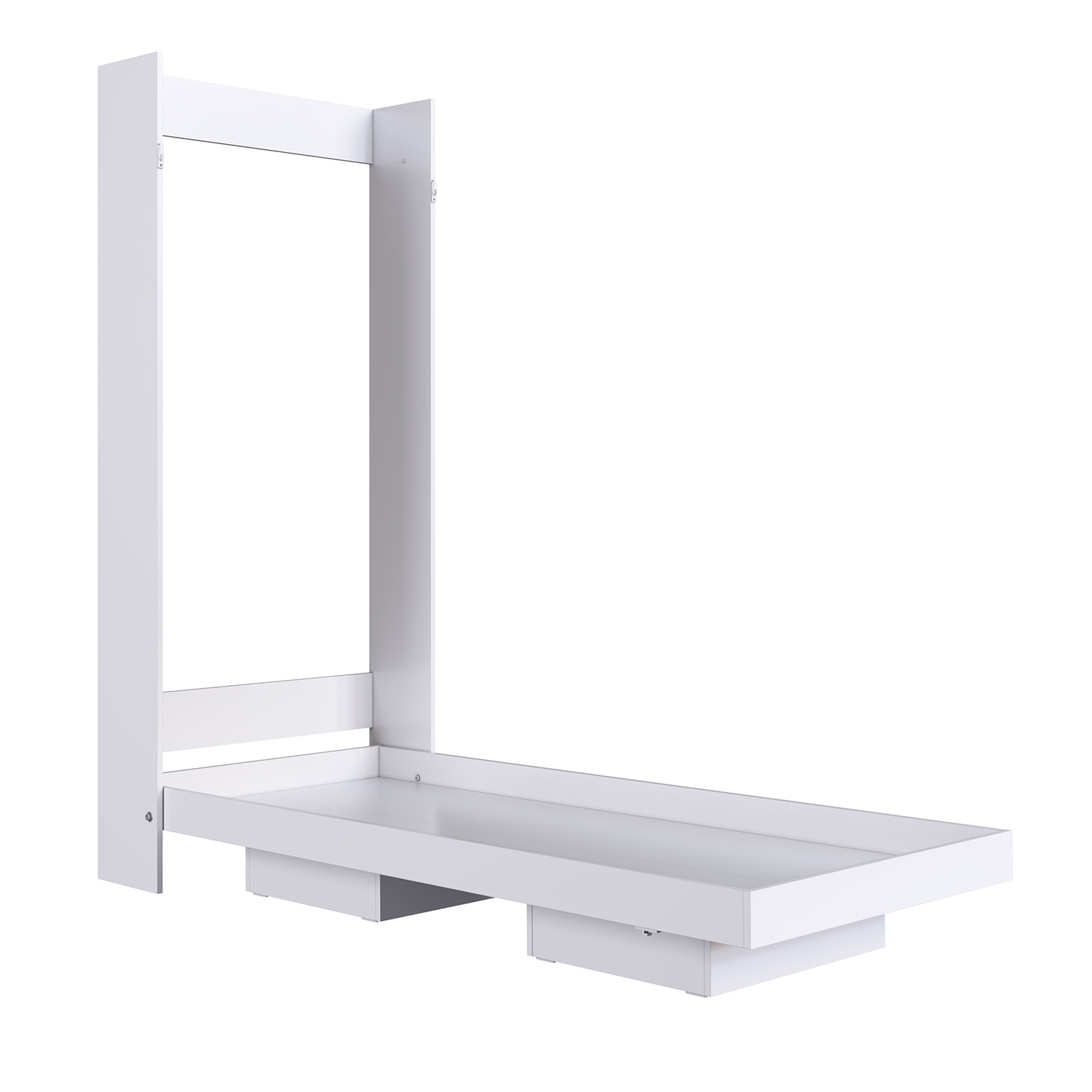 CAMA PLEGABLE VERTICAL 1,5 PZAS HOGA VANCOUVER BLANCO - 4