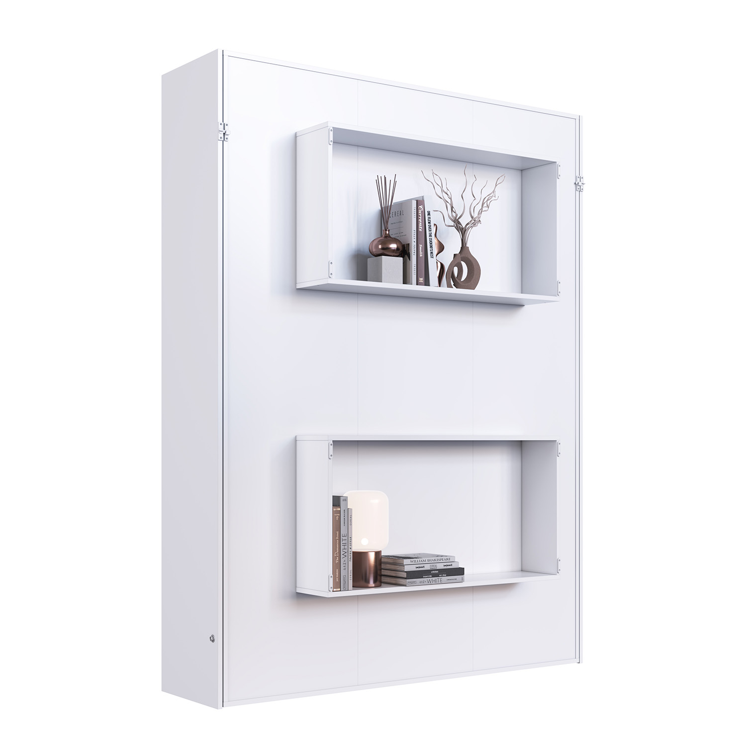 CAMA PLEGABLE VERTICAL 2 PZAS HOGA VANCOUVER BLANCO - 5