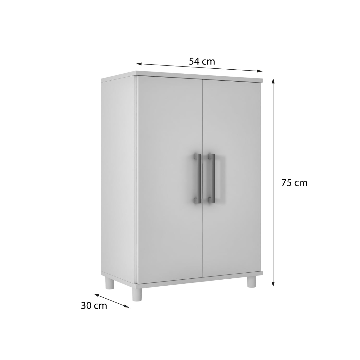 ESTANTE MULTIUSOS 2 PUERTAS HOGA BLANCO - 3