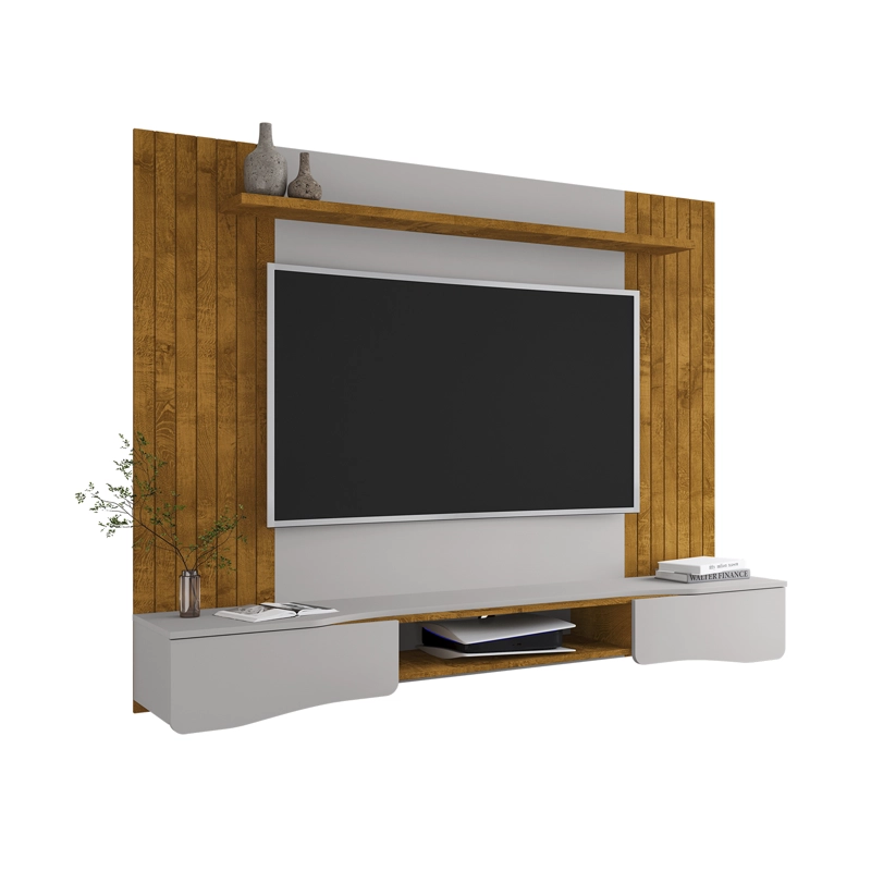 PANEL RACK TV 65' HOGA BUZIOS NATURAL BLANCO INVIERNO - 2