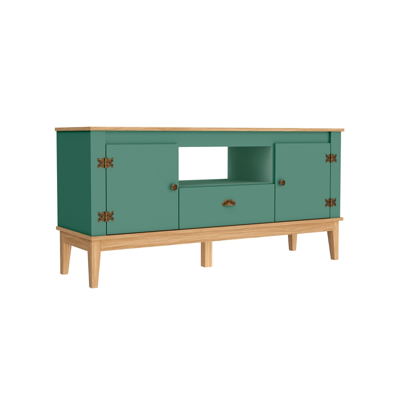 RACK TV 55' HOGA COLONIAL MIEL OLIVA - 2