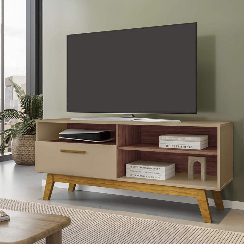 RACK TV 55' PALADIO FENDI RUSTICO - 1