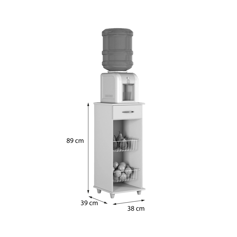 MUEBLE DE COCINA FRUTERO 1 CAJON HOGA AGATA BLANCO - 3