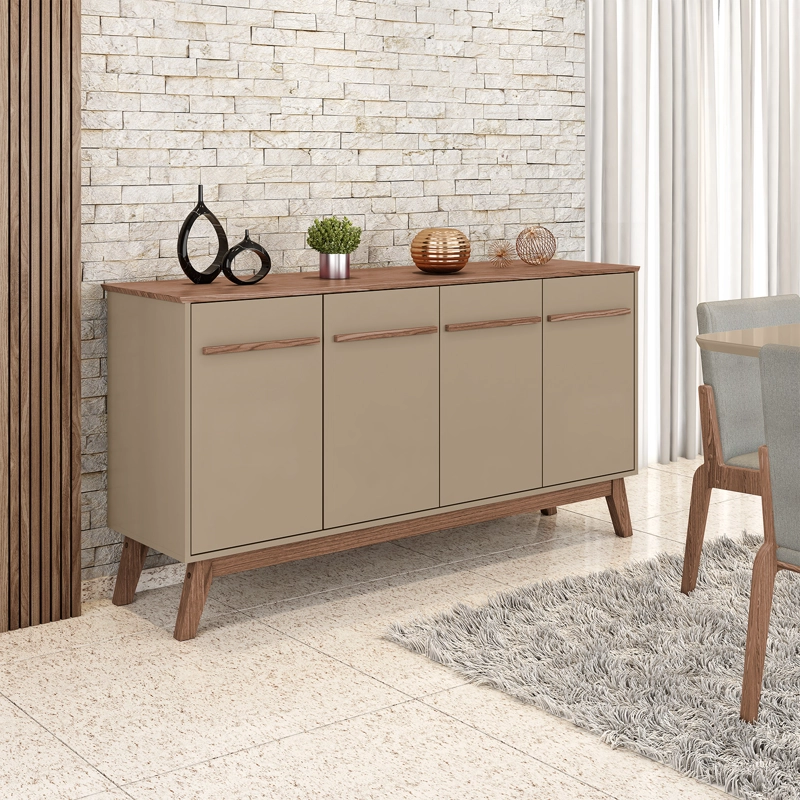 APARADOR BUFFET BAR OPALA RUSTICO FENDI - 1