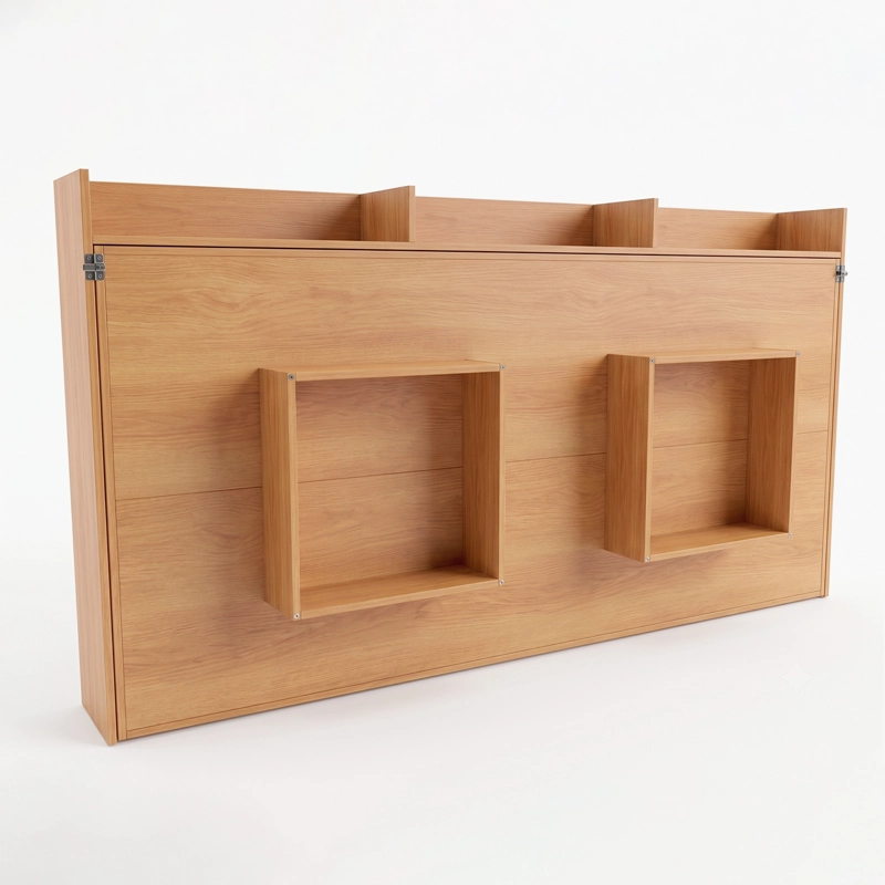 CAMA PLEGABLE HORIZONTAL 1 PZA HOGA DUBAI MIEL - 4