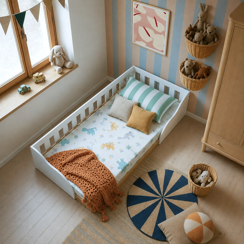 CAMA MONTESSORI 1 PZA HOGA VENECIA BLANCO - 4