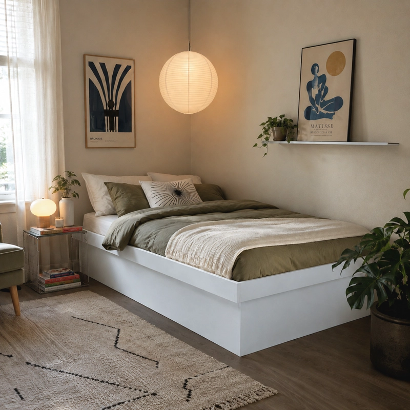 CAMA BOXET 1 PZA HOGA NEW YORK BLANCO - 1