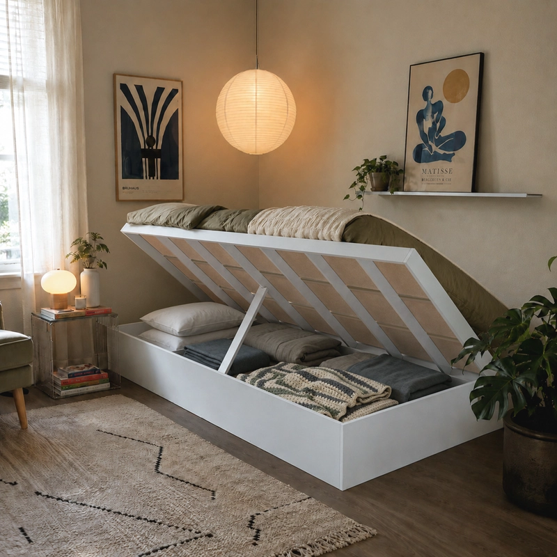 CAMA BOXET 1 PZA HOGA NEW YORK BLANCO - 2