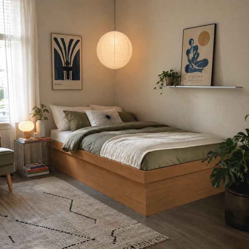 CAMA BOXET 1 PZA HOGA NEW YORK MIEL - 1
