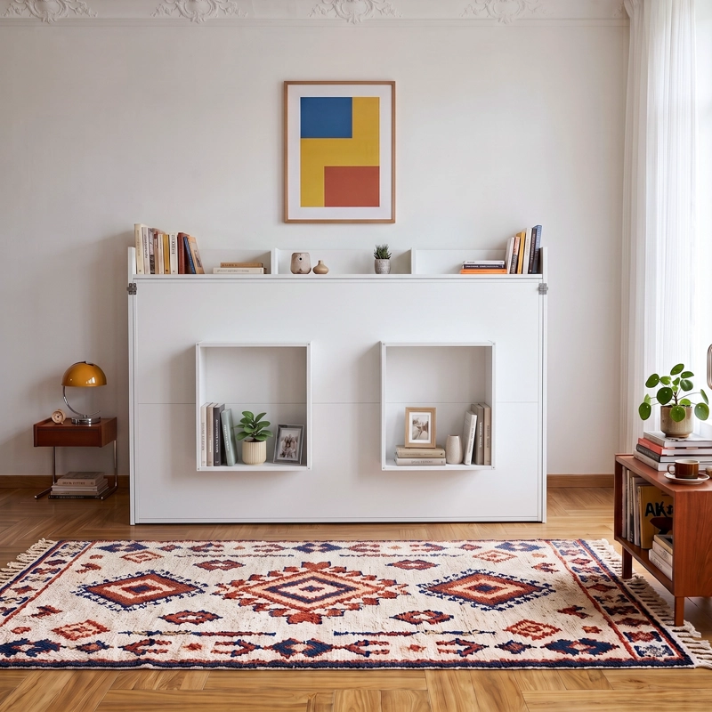 CAMA PLEGABLE HORIZONTAL 1 PZA HOGA DUBAI BLANCO - 2